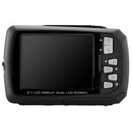 Knox Dual LCD Display 20MP Waterproof &amp; Shockproof Digital Camera (Purple) N27