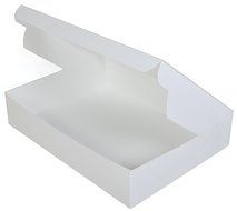 Southern Champion Tray 23133 Paperboard White Lock Corner Window Bakery Box, 19" Length x 14" Width x 4" Height...
