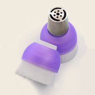Polytree Icing Piping Bag Nozzle Converter Tri-color Cream Coupler Cake Decorating Tools N3
