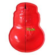 FLY 2PCS Snowman Shape Silicone Cake Pans Baking Mold N3