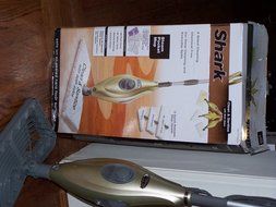 Euro-Pro Shark S3501 Steam Pocket Mop with 3 Quick Release Mop Heads and 4 Pads N5