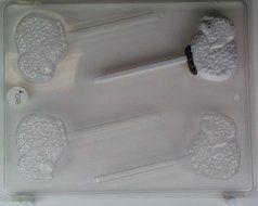 Cute textured sheep E038 Easter Chocolate Candy Mold