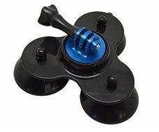 ProGear Blue Heavy Duty Car Or Glass Suction Cup Mount For GoPro Hero 4/3+/3/2/1 N2