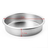 DUFUSTORE 1pcs Mini Aluminium Alloy Hamburger Cake Custard Tartlet Baking Mold Pan D10cm/4