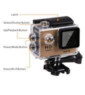 YDP-SPORT Underwater Sport Action Camera 2.0 Inches ScreenWiFi Cam Camcorder 1080P 170 Degree Wide Angle Sport... N7