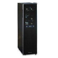 Wine Enthusiast Silent 18-Bottle Dual-Zone Slimline Wine Refrigerator in Black Model#272 03 18 05 N3