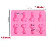 LMS Novelty Fun Stag Party spoof Penis Shaped Mould Bachelorette Party, Cake mold,Chocolate Mould,Pudding mold... N3