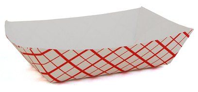 Southern Champion Tray Southland Paperboard Red Check Food Tray (Multiple Sizes Available) N28