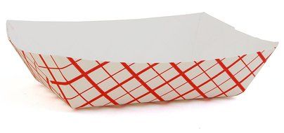 Southern Champion Tray Southland Paperboard Red Check Food Tray (Multiple Sizes Available) N29