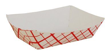 Southern Champion Tray Southland Paperboard Red Check Food Tray (Multiple Sizes Available) N31