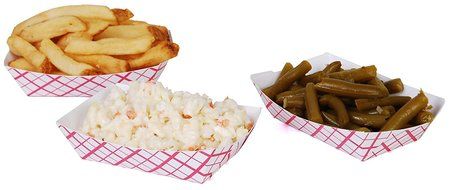 Southern Champion Tray Southland Paperboard Red Check Food Tray (Multiple Sizes Available) N32