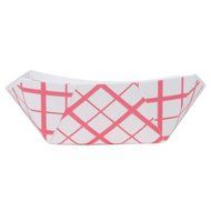 Southern Champion Tray Southland Paperboard Red Check Food Tray (Multiple Sizes Available) N34