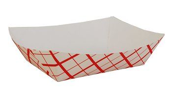 Southern Champion Tray Southland Paperboard Red Check Food Tray (Multiple Sizes Available) N35