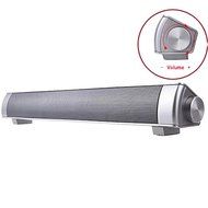 ELlight Bluetooth Small Sound Bar 3.0 Channel 15.7in 10W(2X5W) Wireless Subwoofer Stereo Speaker,Silver N3