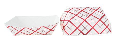 Southern Champion Tray Southland Paperboard Red Check Food Tray (Multiple Sizes Available) N36