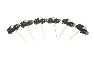 Bilipala 24pcs England Element Cupcake Toppers Picks, Puffy Picks, Cake Decor N4