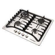 WindMax&reg; 23" Stainless Steel 4 Burner Built-In Stoves LPG/NG Gas Cooktops Cooker N2