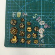 Funshowcase Sugarcraft Novelty Buttons Candy Silicone Mold for Cake Cupcake Decorating, Crafting, Polymer Clay... N5