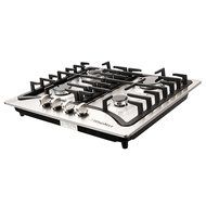 WindMax&reg; 23" Stainless Steel 4 Burner Built-In Stoves LPG/NG Gas Cooktops Cooker N4