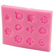 Let'S Diy Various Shapes Of Flower 3D Silicone Cake Fondant Decoration Mold Tools N4