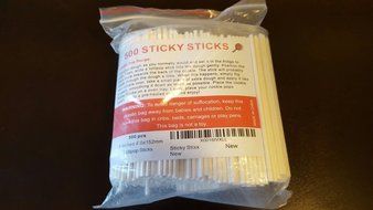 Paper Lollipop Sticks 6 Inch 500 pieces. Perfect for Candy Making, Eco and Environmentally Safe 100%, Oven Safe... N3