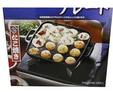 Personal Size Traditional Cast Iron Japanese Takoyaki And Dessert Cake Cooking Plate Pan