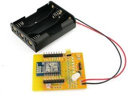 HiLetgo ESP8266 Evaluation Board WIFI Test Board Full IO Leads ESP-12 Battery Holder
