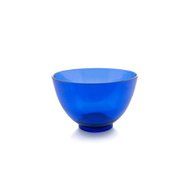 Flexible Rubber Mixing Bowl, Clear Blue (1 Pc) (Small)