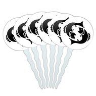 Set of 6 Cupcake Picks Toppers Decoration Zodiac Astrology Astrological Sign - Scorpio Zodiac Sign N19