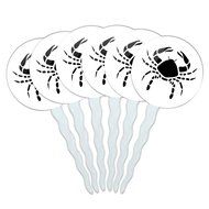 Set of 6 Cupcake Picks Toppers Decoration Zodiac Astrology Astrological Sign - Scorpio Zodiac Sign N22