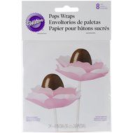Wilton POPS Silver Foil Wraps, 12-Count N16