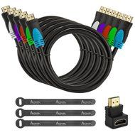 Aurum Cables - Pack of 3 High Speed HDMI Cable 2.0 with Ethernet - Supports 3D &amp; Audio Return Channel [Latest... N13