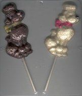 Poodle Pop Dog Candy Mold