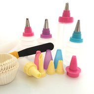 Brilliant Baker, Decorating Kit for Kids and Adults, Icing Dispensers and Tips, 20+ Pieces Included, Great Family... N4