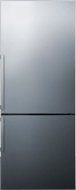 Summit FFBF287SSIM 28" Energy Star Bottom Freezer Refrigerator with 16.4 cu. ft. Capacity Digital Temperature...
