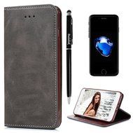 iPhone 7 Case (4.7 inch) - Book Style Wallet Stand Case Magnetic Smart Closure PU Leather Case Shockproof Soft... N27