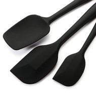 Vervetie Silicone Spatula Set One-Piece Design Kitchen Utensil Set, 3-Piece BPA Free Heat Resistant Spoon &amp; Spatulas... N4