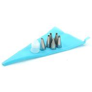 Zicome 8 Piece Cake Decorating Set - Icing Piping Nozzles Tips and Bags Converter Set for Sugarcraft Fondant Pastry...