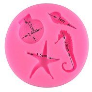 Mujiang Sea Silicone Candy Clay Gumpaste Sugar Fondant Molds N14