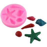 Mujiang Sea Silicone Candy Clay Gumpaste Sugar Fondant Molds N19