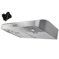 30" 300 CFM Under Cabinet Ventless Ductless Range Hood Finish: Silver