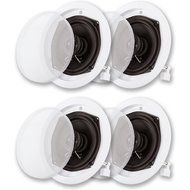 Acoustic Audio R191 In Ceiling / In Wall Speaker 2 Pair Pack 2 Way Home Theater 800 Watt R191-2PR