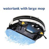 EVERYBODY M2 Self-Charging Robotic Vac Cleaner with Water Tank, Mop and UV light--Piano White N5