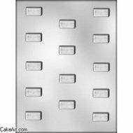 Cake Art - 1" X 1/2" Rectangle Mold