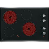 GE JP3030SJSS 30" Electric Cooktop with 4 Cooking Elements in Stainless Steel N2