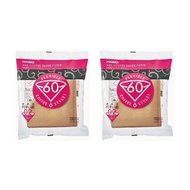 10Set X Hario 02 100-Count Coffee Natural Paper Filters, 10 Pack Value Set (Total of 1000 Sheets) by Hario