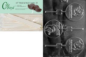 Cybrtrayd R065 Baptism Lolly Chocolate Candy Mold with Exclusive Cybrtrayd Copyrighted Chocolate Molding Instructions... N5
