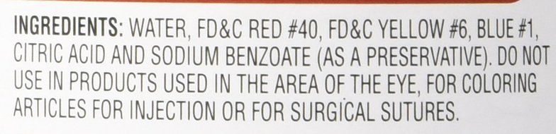 Liquid Red Food Color 32 OZ (1 Quart) N2
