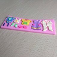 Karen Baking Baby Clothes Shape 3D Silicone Cake Mold For Cake Fondant Decorating N5