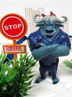 ZOOTOPIA 19 Piece Birthday Cake Topper Set Featuring Judy Hopps, Nick Wilde, Major Lionhart and Themed Decorative... N9